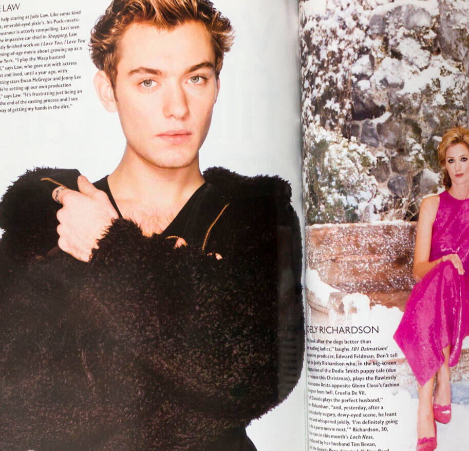 GUINEVERE VAN SEENUS Alan Rickman JUDE LAW Rufus Sewell STELLA TENNANT Vogue UK