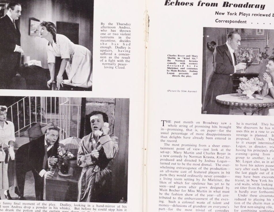 Vivien Leigh LAURENCE OLIVIER Angus McBean JULIE ANDREWS  Theatre World magazine