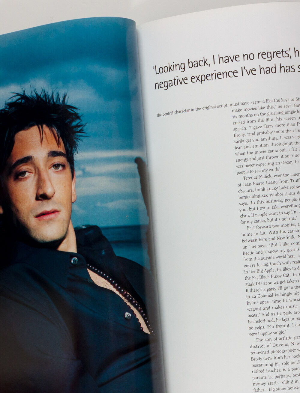 IRINA BONDARENKO Adrien Brody ELAINE CASSIDY Warwick Saint V&R Scene magazine UK