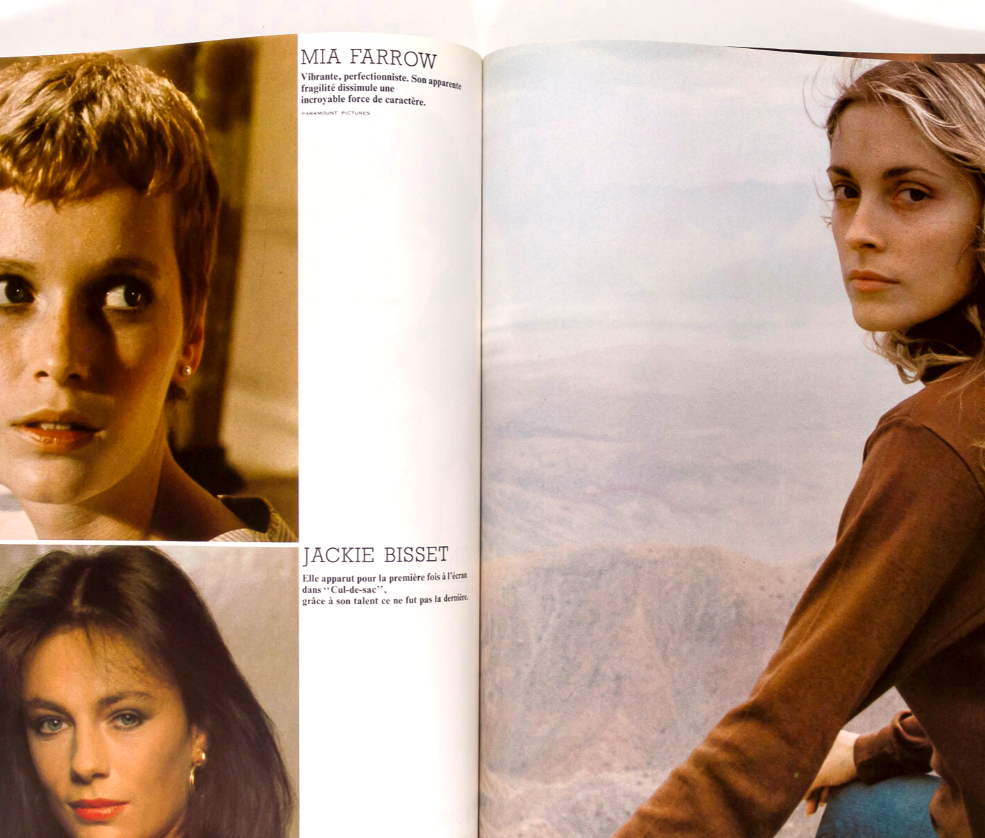 ROMAN POLANSKI Sharon Tate GUY BOURDIN Paris Vogue December 1976 Sarah Moon 1977