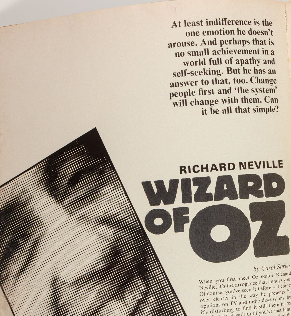 RICHARD NEVILLE of OZ INTERVIEW Oz Trial SKIWEAR Europe magazine VANITY FAIR