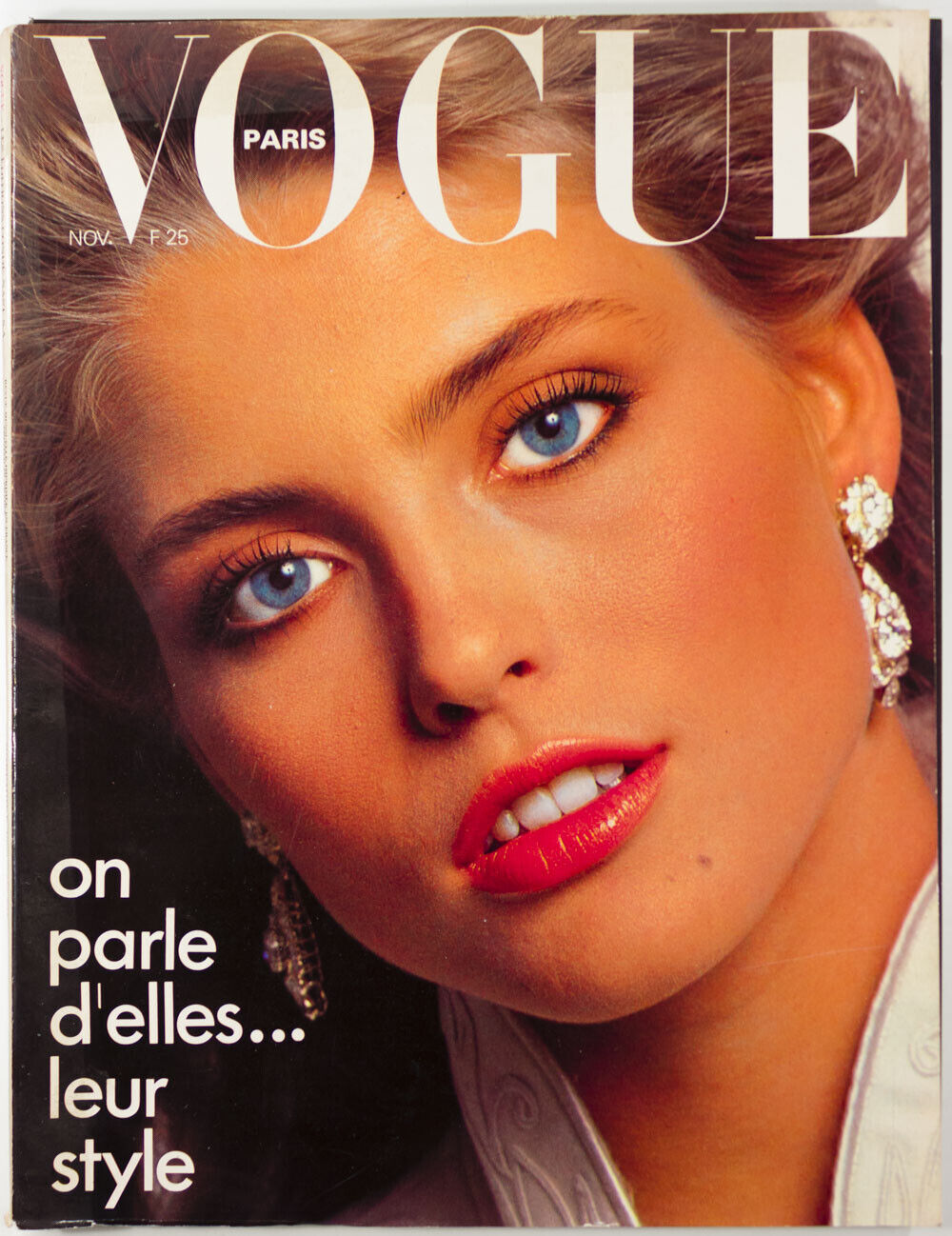 Kim Alexis HELMUT NEWTON Brooke Shields CHARLOTTE RAMPLING Paris Vogue Nov 1980