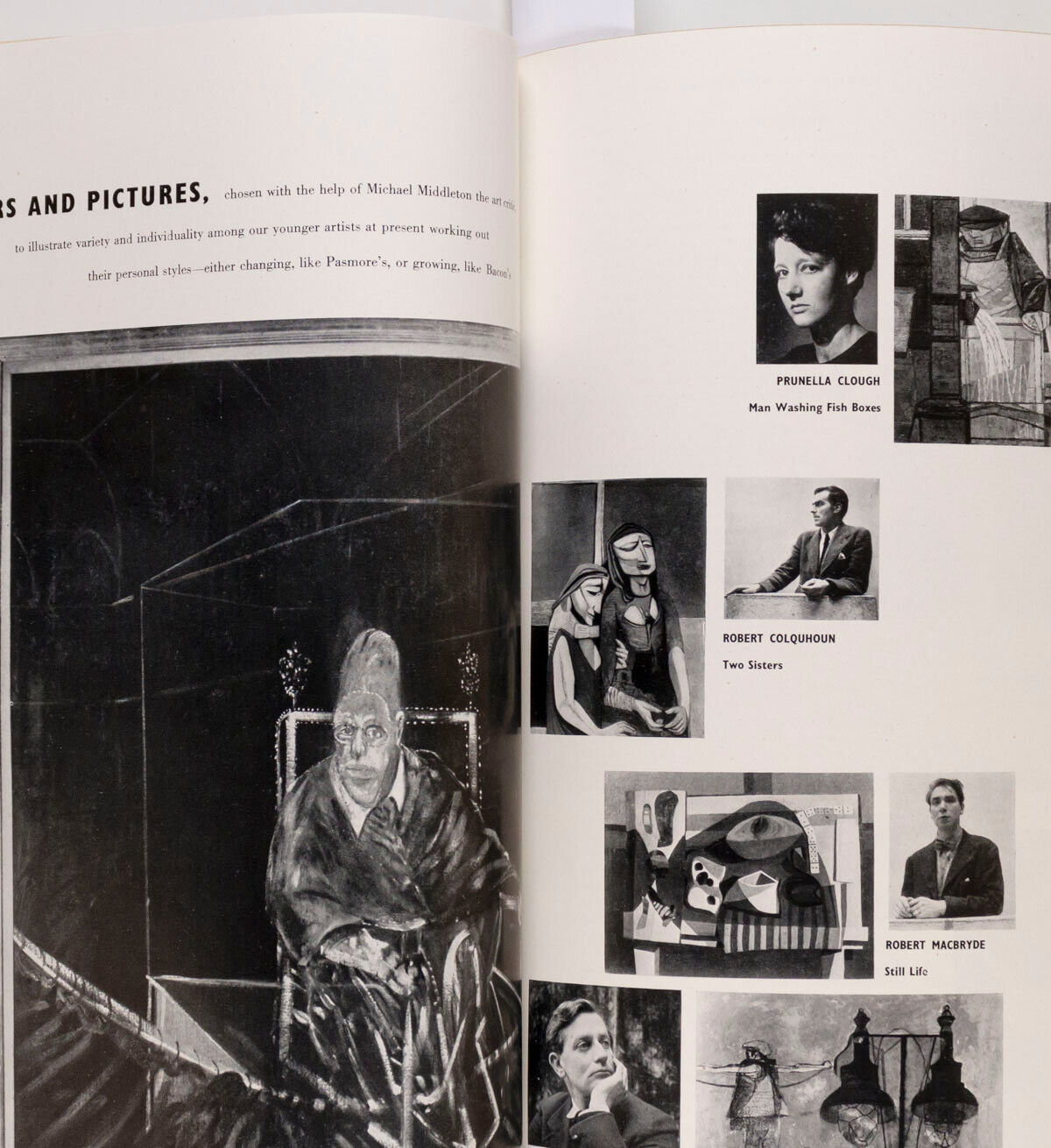 FRANCIS BACON John Deakin CARL GILES Bertrand Russell BRIGHTON Britannica Vogue