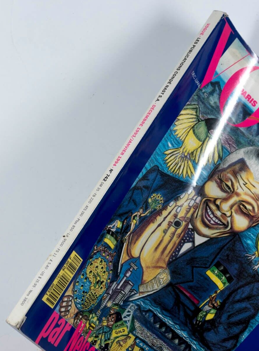 Nelson Mandela NAOMI CAMPBELL Heather Stewart-Whyte AMBER VALLETTA ~ PARIS VOGUE