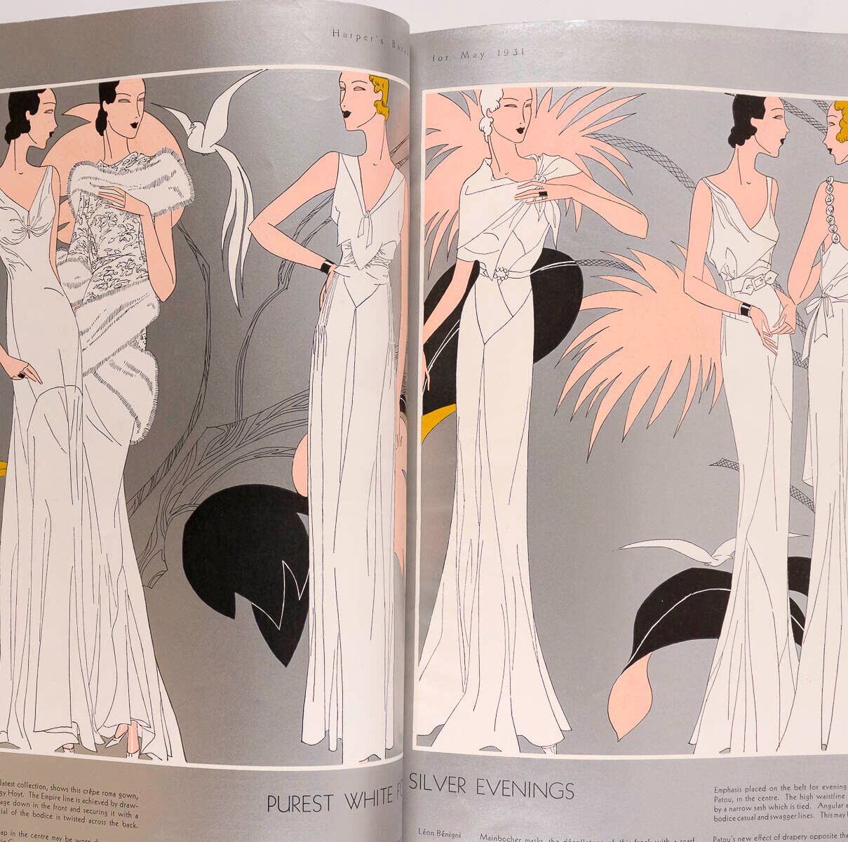 Benigni ART DECO Driver HARPERS BAZAAR May 1931 Chrysler SCHIAPARELLI Irvin Cobb