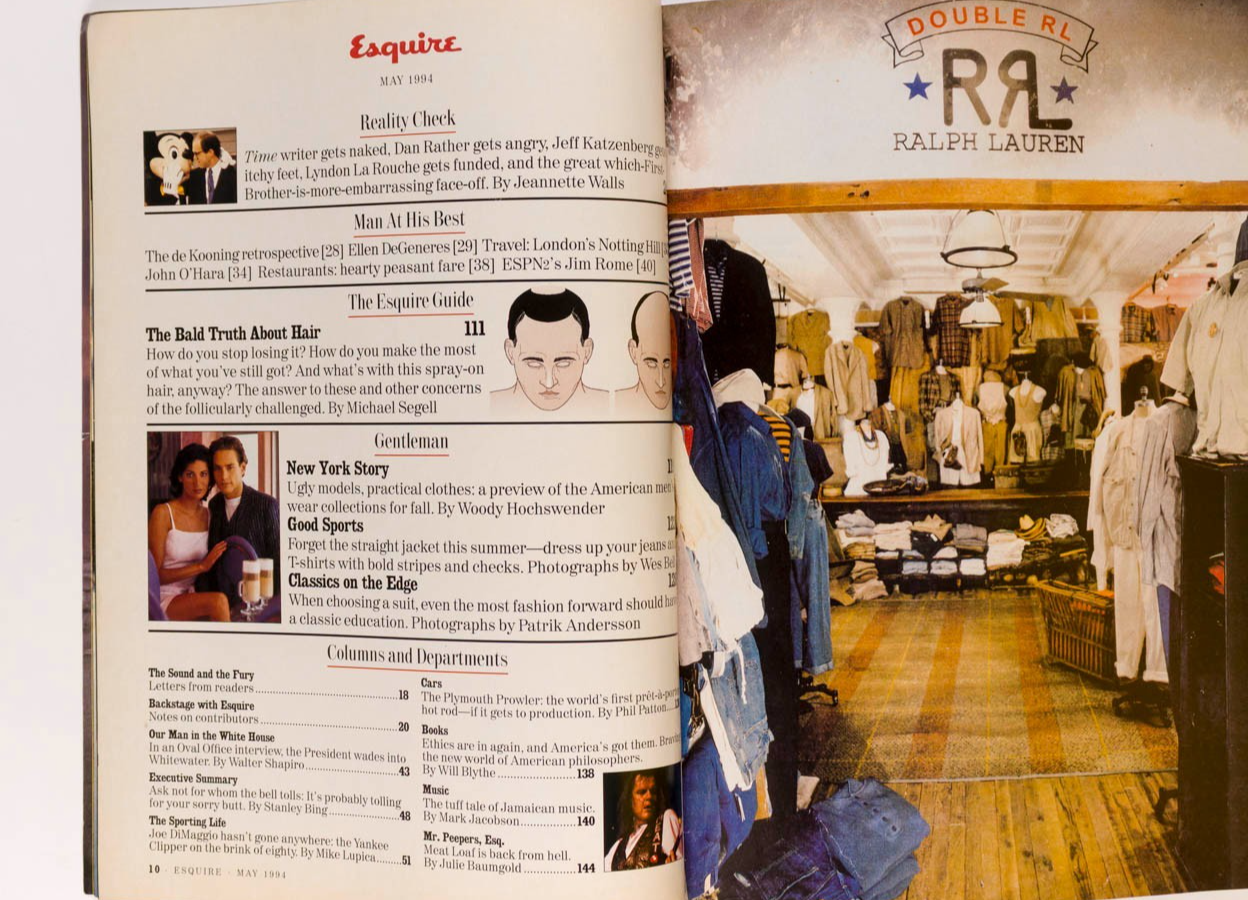 Lyle Lovett CINDY SHERMAN Helmut Newton ESQUIRE magazine May 1994 Jeff Koons