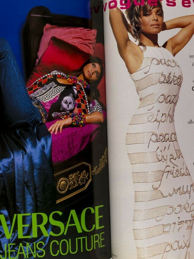 Karen Mulder SHANA ZADRICK Christy Turlington ELAINE IRWIN Galliano CdG Vogue UK