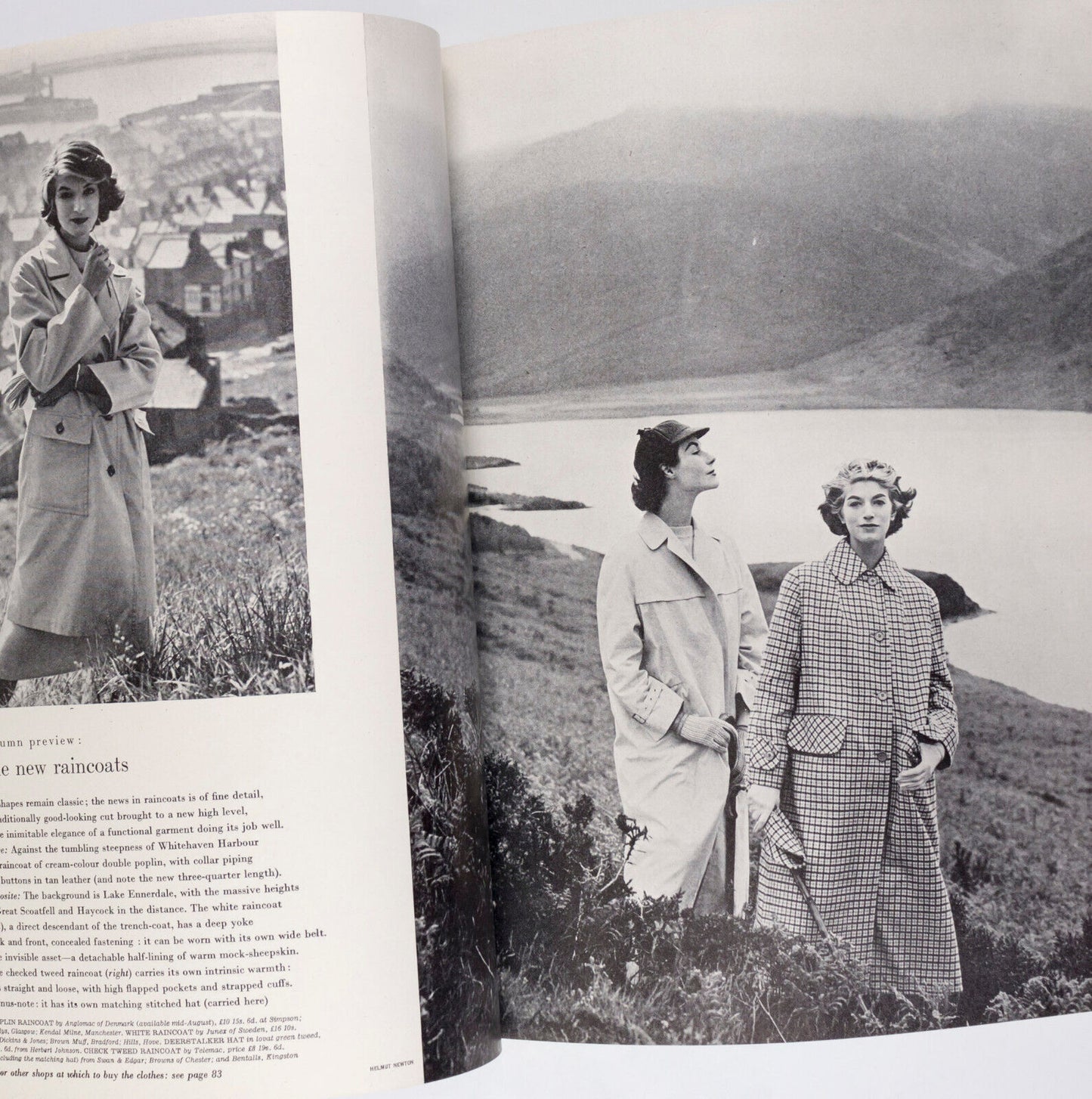 Marie Helene Arnaud NORMAN PARKINSON Helmut Newton RENE BOUCHE vtg FUCHSIA VOGUE