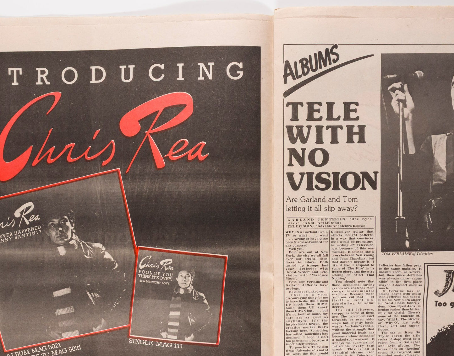 Sid Vicious NANCY SPUNGEN Sex Pistols RECORD MIRROR 8 April 1978 Phil Collins UK
