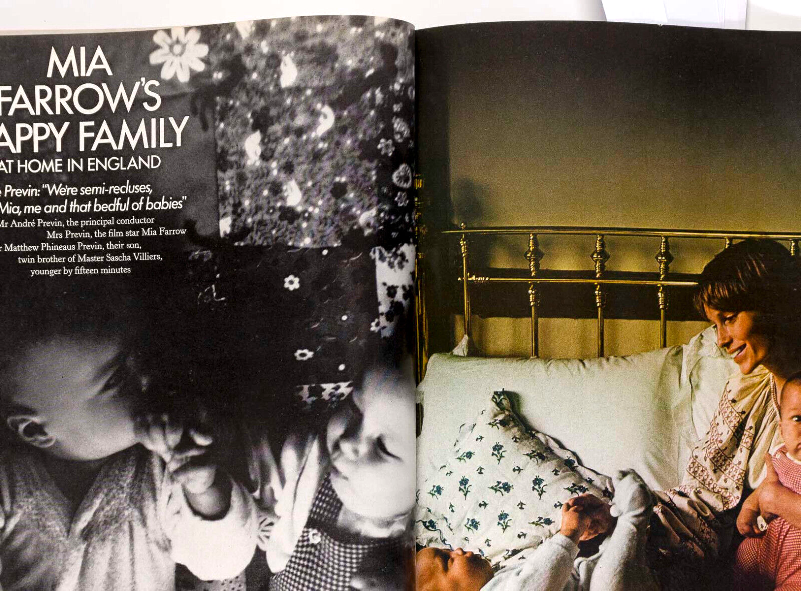 Mona Kristensen MIA FARROW Maudie James KANSAI YAMAMOTO Barry Lategan IRAN Vogue