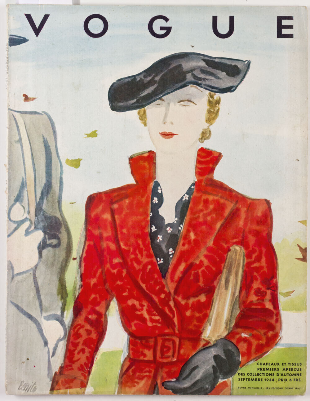 EDUARDO BENITO Schiaparelli LANVIN Rene Bouet-Willaumez PARIS VOGUE French vtg