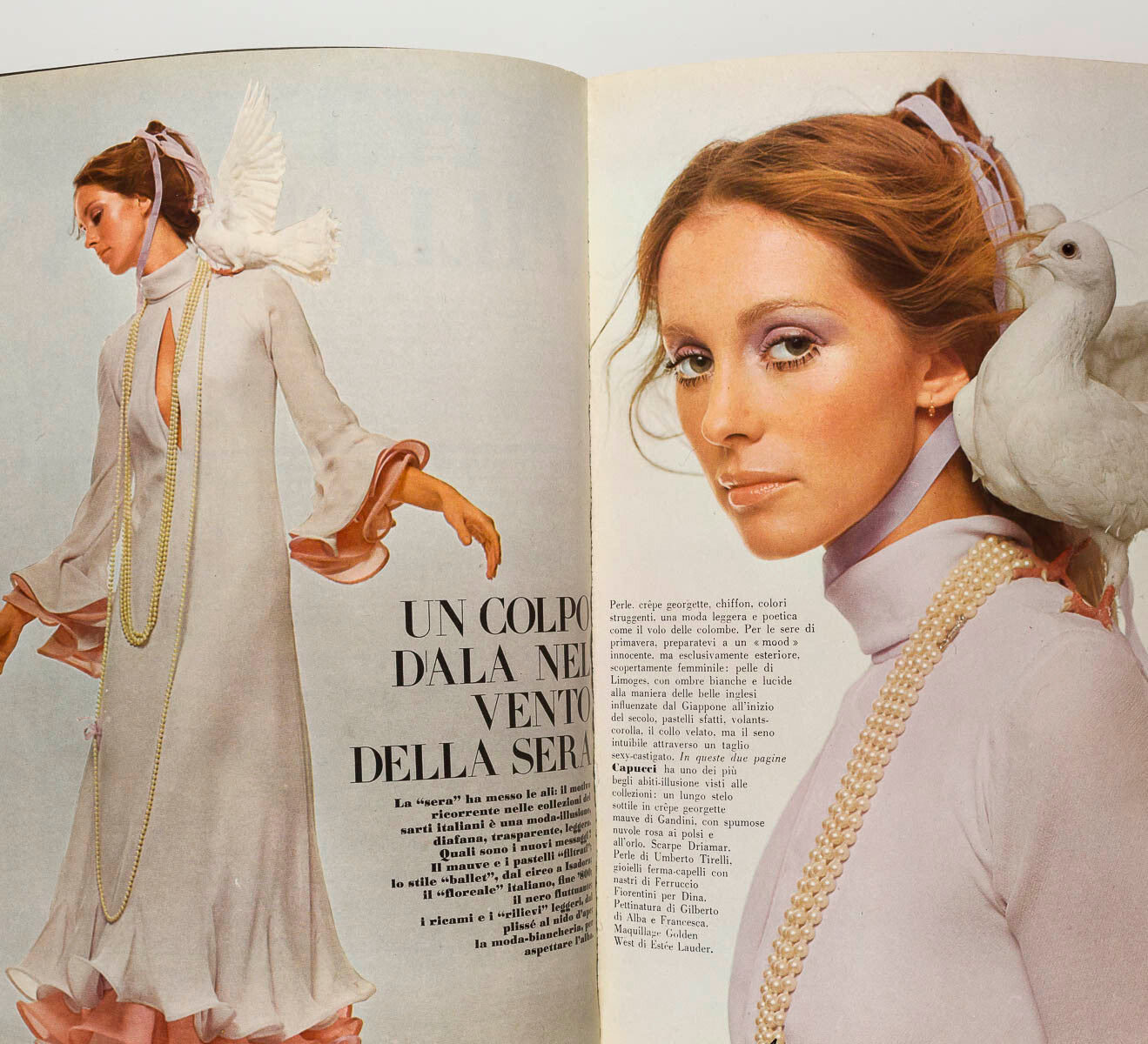 Moyra Swan DAVID BAILEY Barry Lategan COLLECTIONS Summer VOGUE ITALIA March 1970