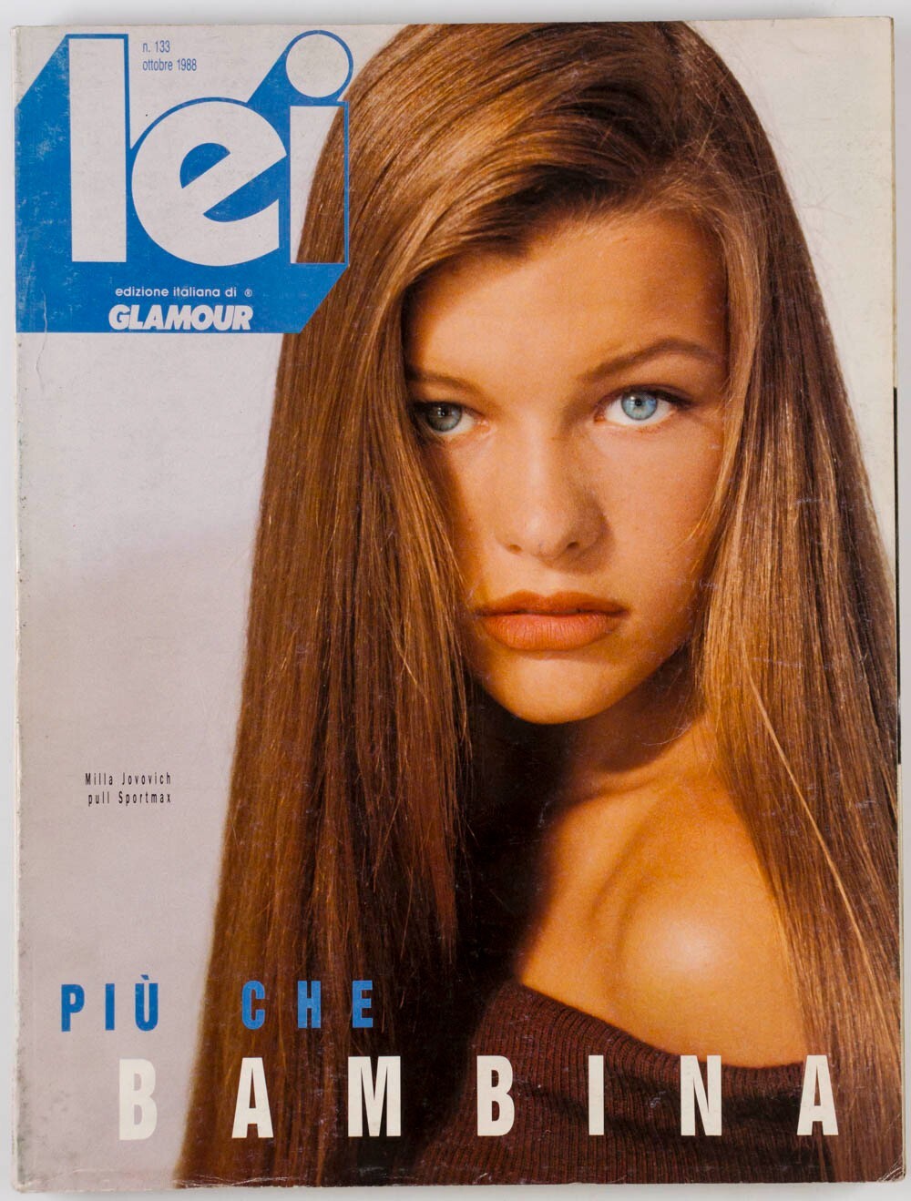 Milla Jovovich SHARON TATE Roman Polanski LEI MAGAZINE October 1988 Steve Hiett