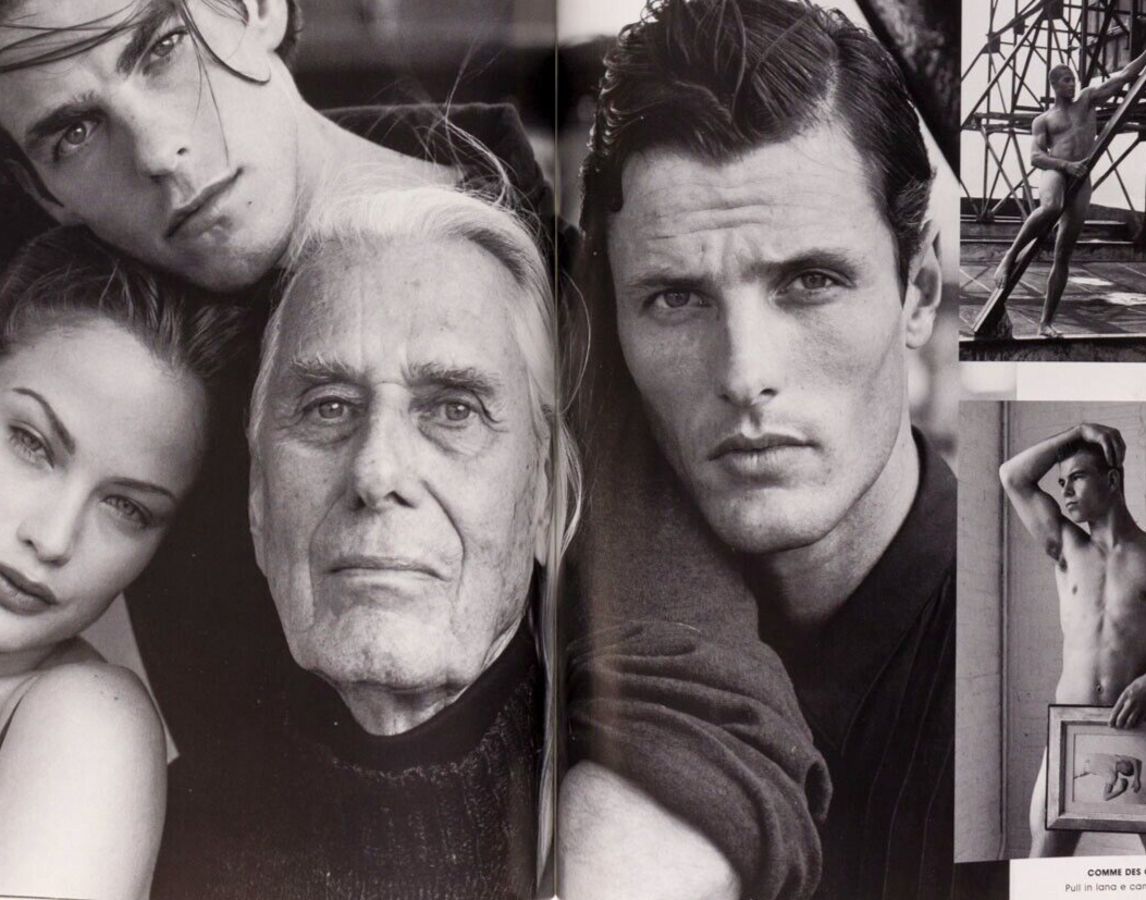 EVA HERZIGOVA Paul Cadmus BRUCE WEBER Streisand BEN KINGSLEY Beaton L'UOMO VOGUE