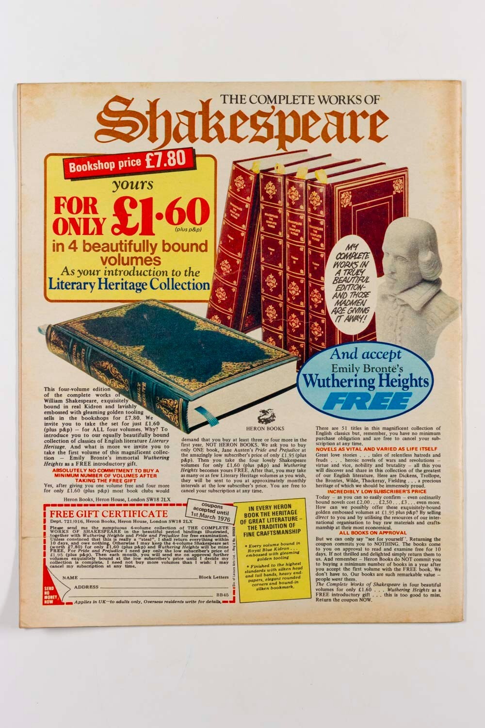 Cher ALAIN BOMBARD Cocaine OBSERVER magazine January 1976 Zeev Aram SHAKESPEARE