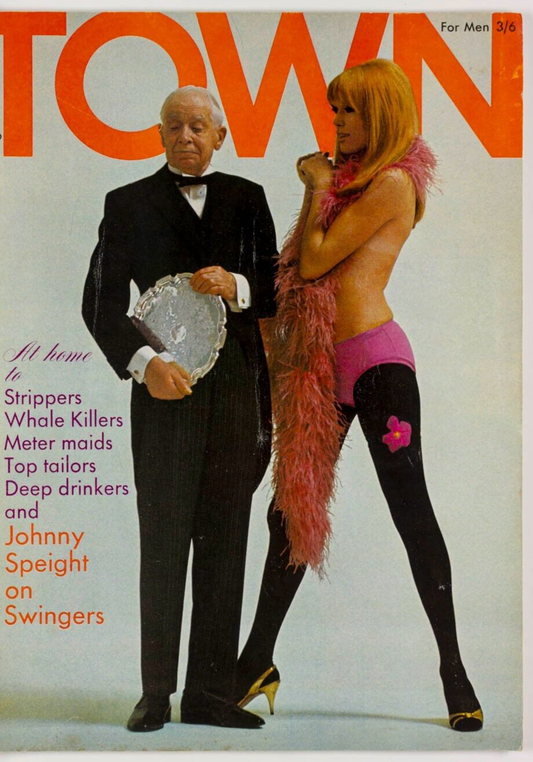 Amanda Lear RALPH STEADMAN Johnny Speight JEFFREY BERNARD Mr. Fish TOWN MAGAZINE