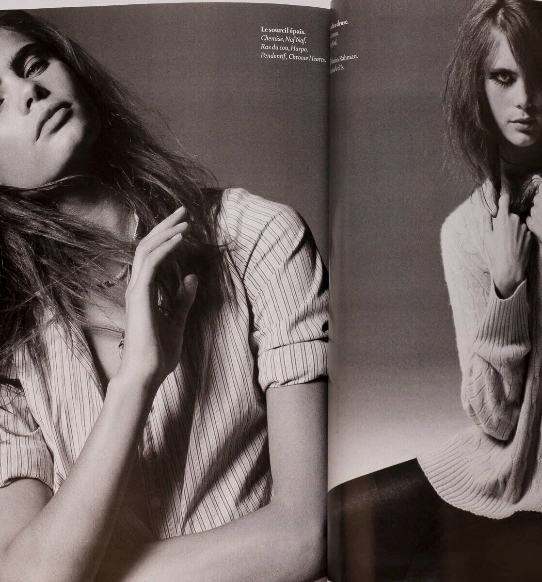 DIANA DONDOE Natalia Vodianova PARIS VOGUE November 2003 Isabeli Fontana CARINE