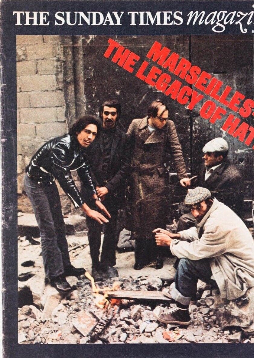 DON McCULLIN Marseilles FRANCE The Legacy of Hate RARE Sunday Times magazine UK