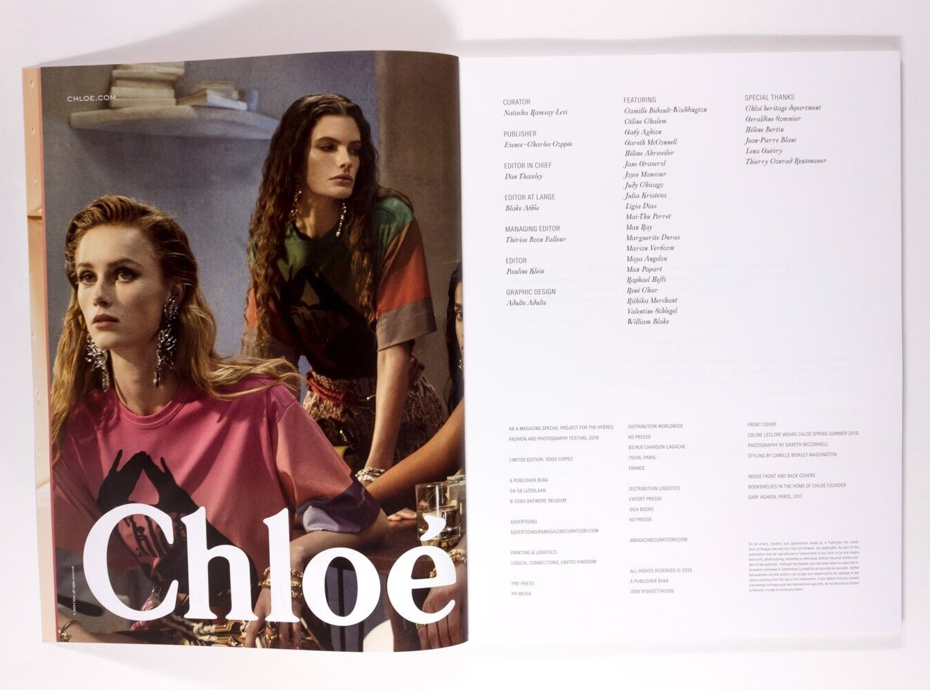 Natacha Ramsay-Levi CHLOE Camille Bidault GARETH McCONNELL A Magazine Curated By