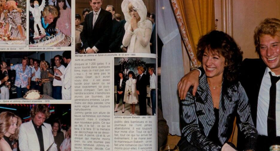 ANETTE STAI Jeremy Irons JOHNNY HALLYDAY Jamie Lee Curtis YANNICK Gruau ELLE vtg