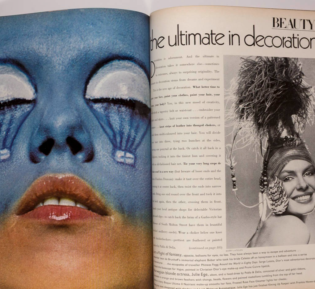 Ann Shaufuss ZAMBIA Thea Porter VOGUE December 1970 David Bailey JEAN SHRIMPTON