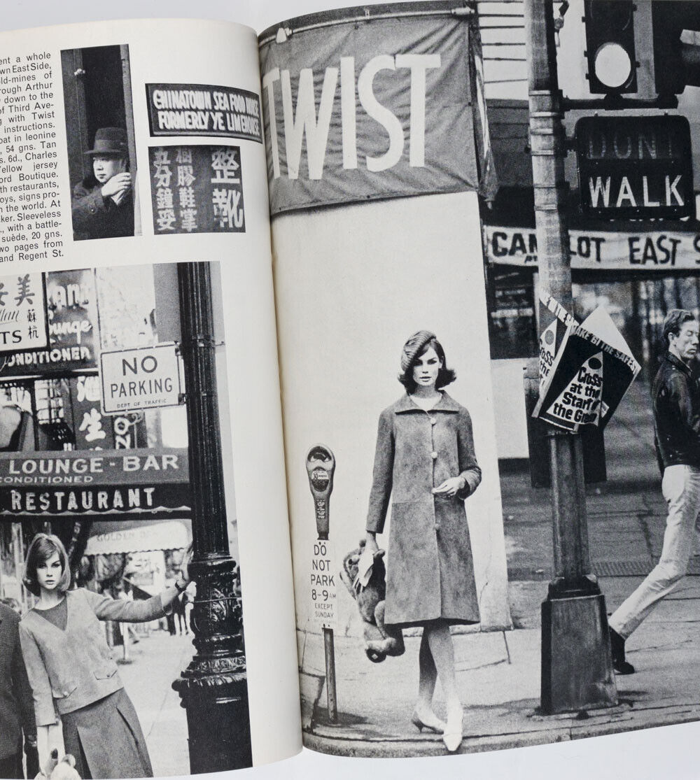 Jean Shrimpton & David Bailey in NYC WE'LL TAKE MANHATTAN Len Deighton VOGUE vtg