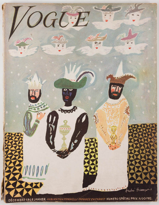 Andre Francois TOM KEOGH Carl Erickson CLIFFORD COFFIN Paris Vogue 1949 Dec Jan