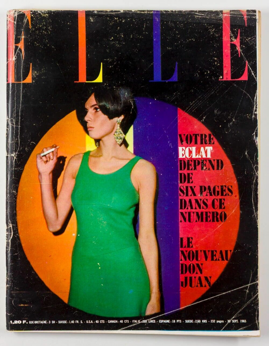 Nicole De Lamarge FRANCOISE HARDY Sylvie Vartan ELLE September 1965 Peter Knapp