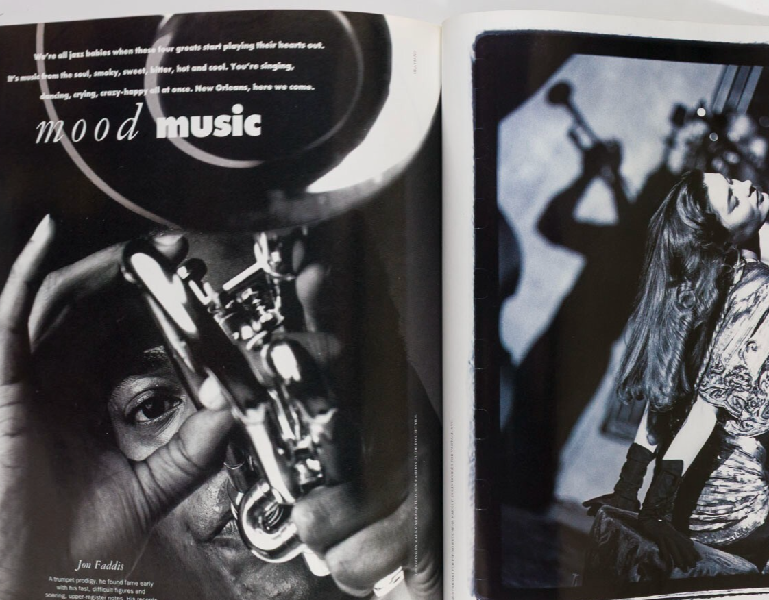 Cindy Crawford BB KING Maggie Smith HARPERS April 1990 Sarah Moon RENE GRUAU vtg