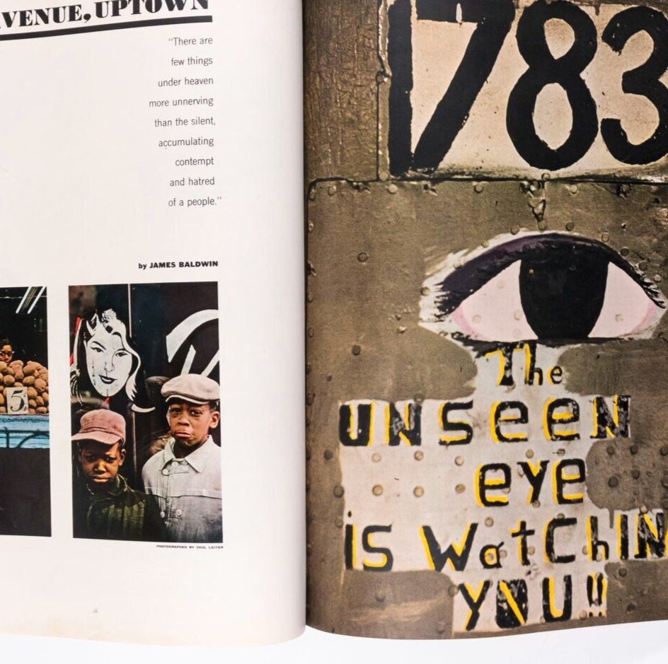 Diane Arbus 1st photo's DALI Saul Leiter JAMES BALDWIN Art Kane ESQUIRE MAGAZINE