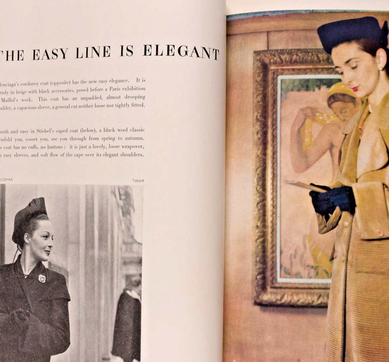 Bikini BALENCIAGA Brides PRINTS Harper's Bazaar June 1947 Louise Dahl-Wolfe VTG