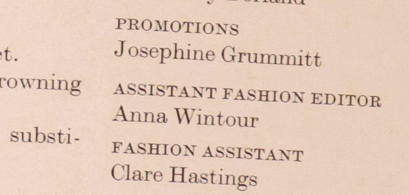 ZANDRA RHODES Helmut Newton FREDERICK FORSTYTH Anna Wintour HARPER'S June 1972