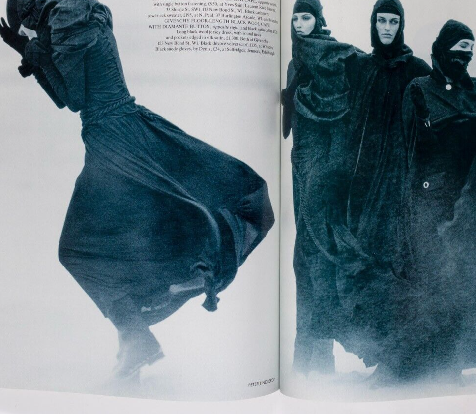 Tatjana Patitz NAOMI CAMPBELL Monica Bellucci VOGUE 1989 Nancy Reagan BLUMENFELD