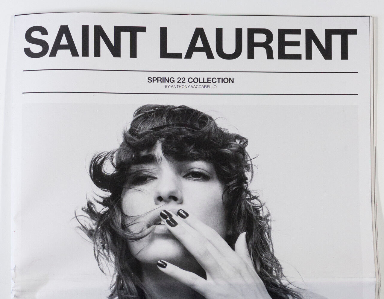 MICA ARGANARAZ Jerry Hall SAINT LAURENT lookbook magazine ANTHONY VACCARELLO 22