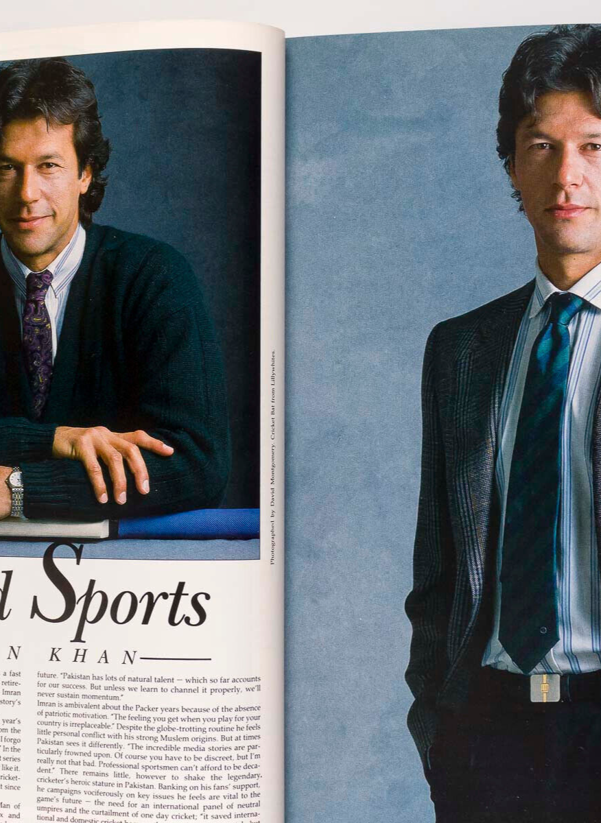 Michael Heseltine DANIEL DAY LEWIS Imran Khan GQ 1 1989 Paul Smith TERENCE STAMP