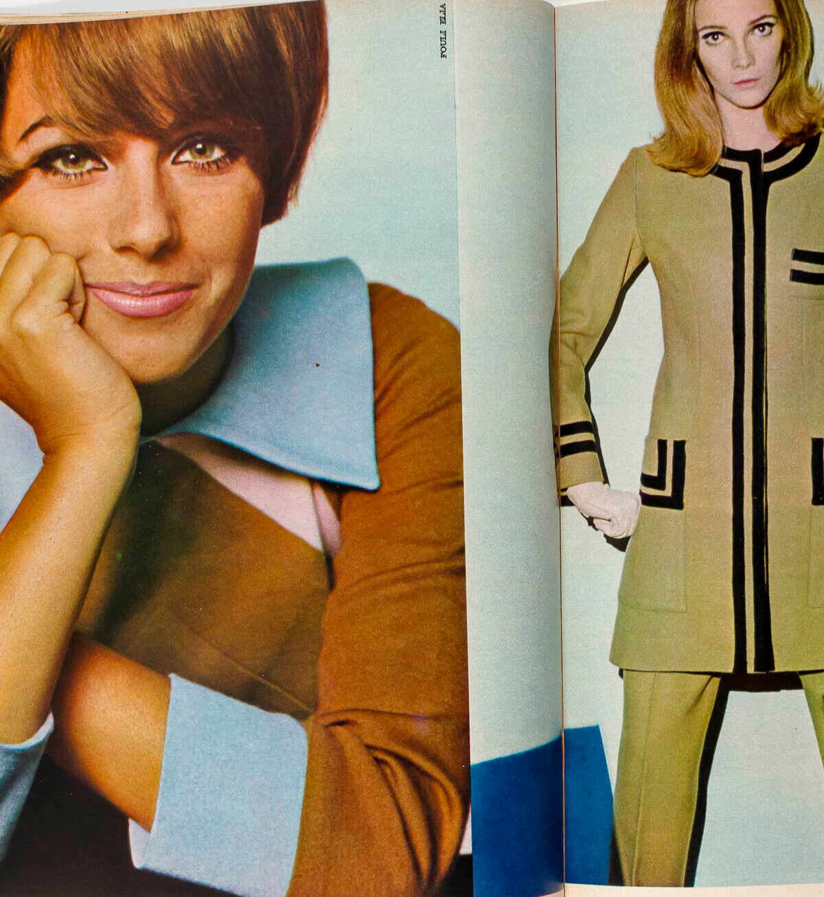 Jill Kennington PATTIE BOYD Nicole De Lamarge ELLE MAGAZINE Paris Collections 65