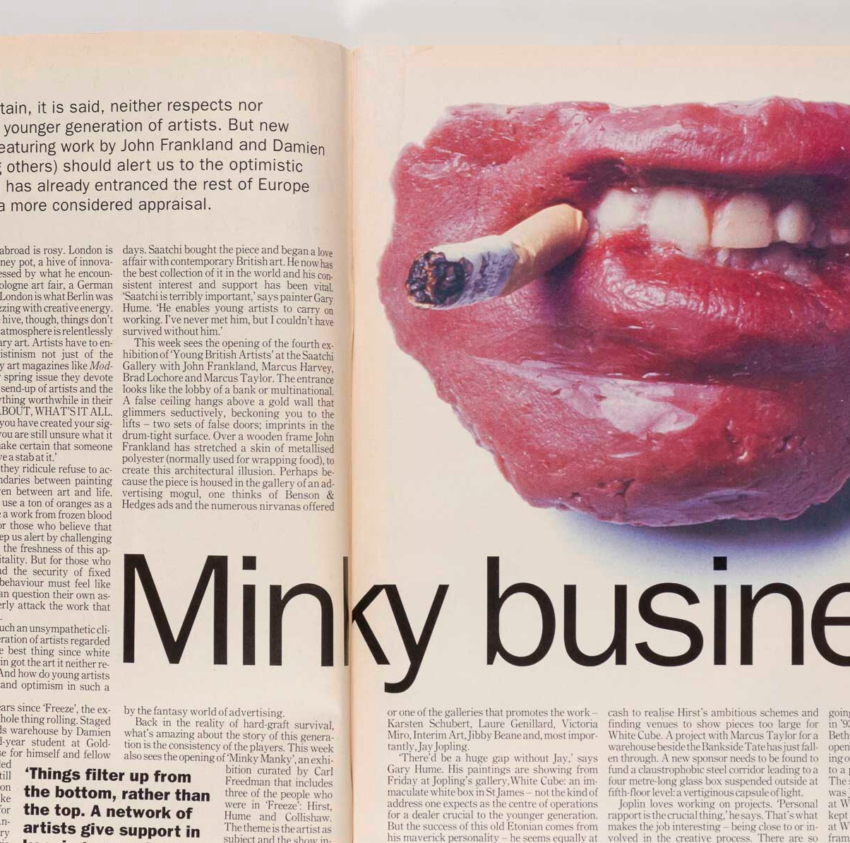 WOODY ALLEN Stephen Rea DAMIEN HIRST Bomb The Bass TIME OUT magazine April 1995