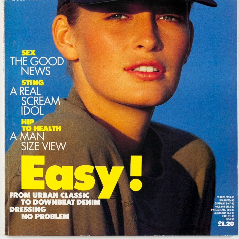 Estelle Lefebure VIVIENNE WESTWOOD Sting DENNIS HOPPER Sean Penn ~ Elle magazine