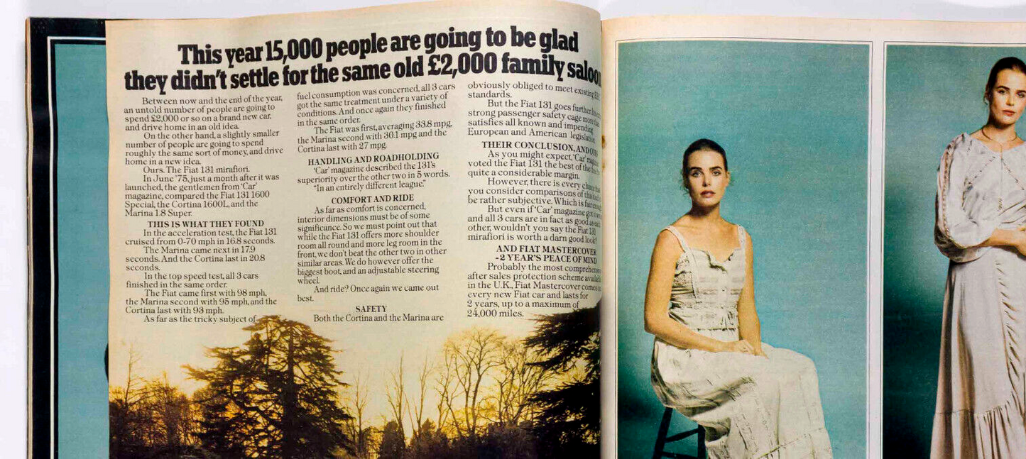 Margaux Hemingway TOLKIEN Frederick Foysyth TELEGRAPH magazine September 1976 UK