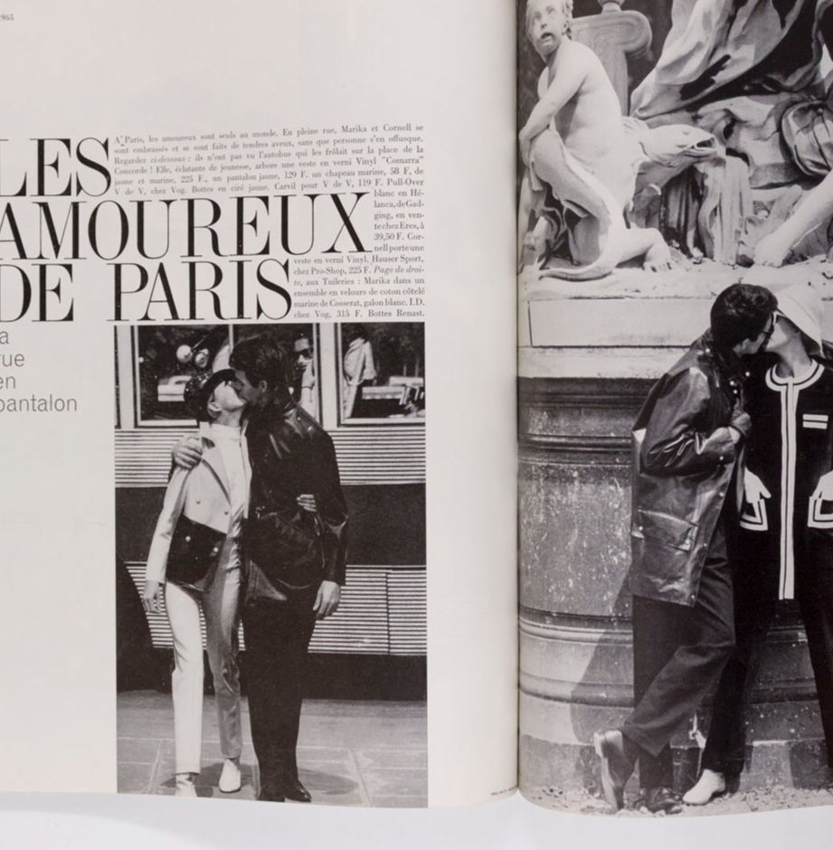 Jean Shrimpton GUY BOURDIN Helmut Newton PARIS VOGUE August 1965 Dali YSL Goya