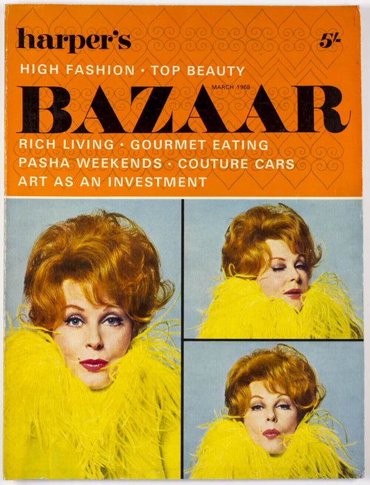 Arlene Dahl GUY BOURDIN Pasha COUTURE CARS Art PARIS COLLECTIONS Harper's Bazaar