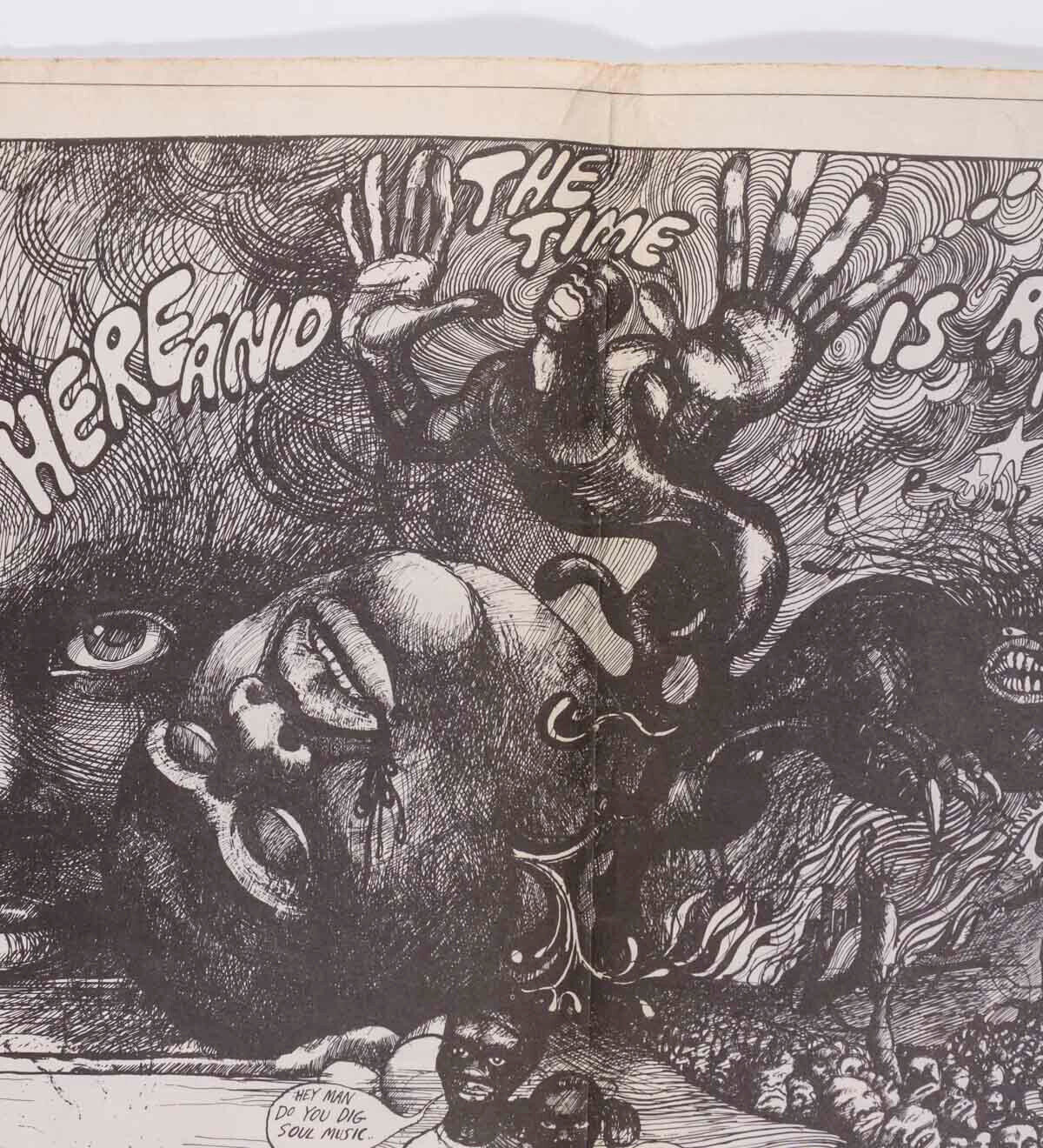 BARNEY BUBBLES Desire Can Be Destroyed poster MARTIN SHARP Oz magazine # 12 1968