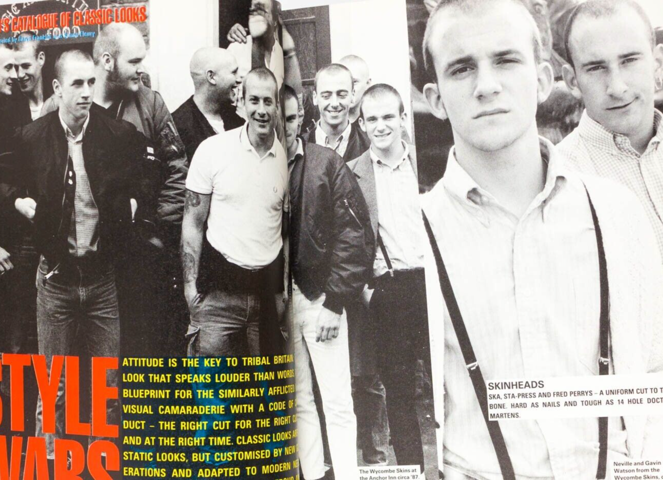 Skinhead JUDY BLAME Jamie Reid RAY PETRI Nick Knight i-D magazine BIBLE HANDBOOK