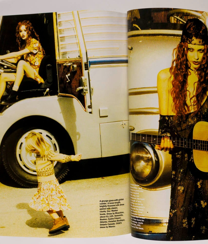 Amber Valletta ANNA NICOLE SMITH Helena Christensen VOGUE June 1993 Turlington