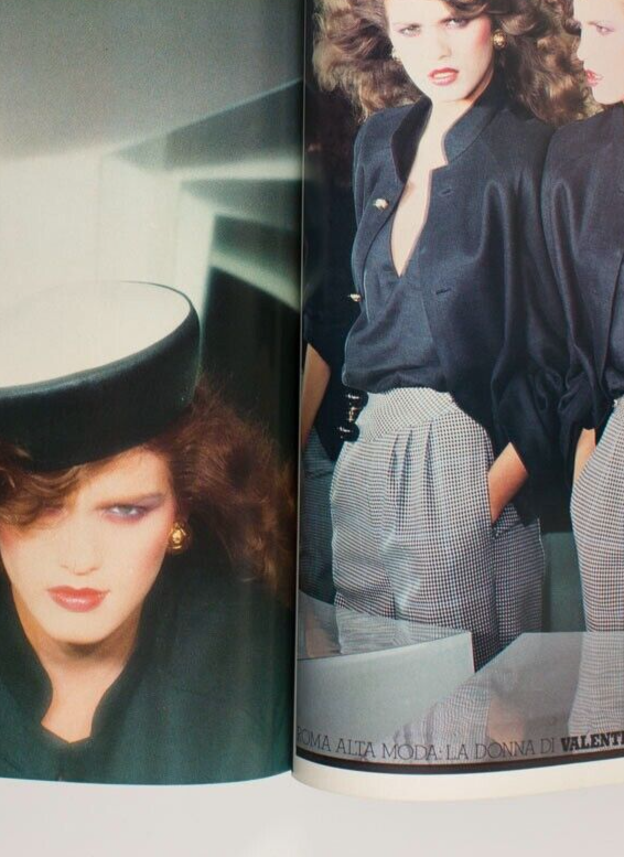 Anna Andersen GIA CARANGI Magritte VOGUE ITALIA March 1979 Couture JORIS IVENS