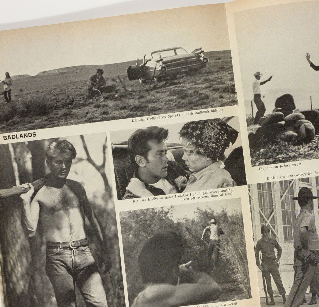 BADLANDS Martin Sheen TERRENCE MALICK Sissy Spacek RARE UK magazine film stills!