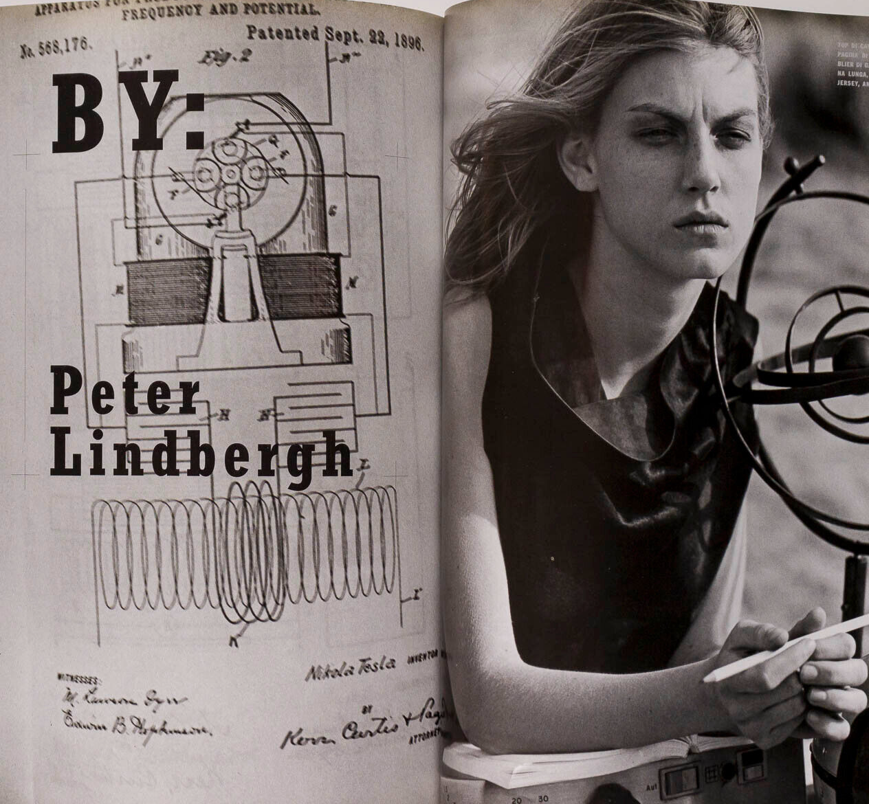 Maggie Rizer CHRISTINA RICCI Gisele VOGUE ITALY 1998 Angela Lindvall BRIGET HALL