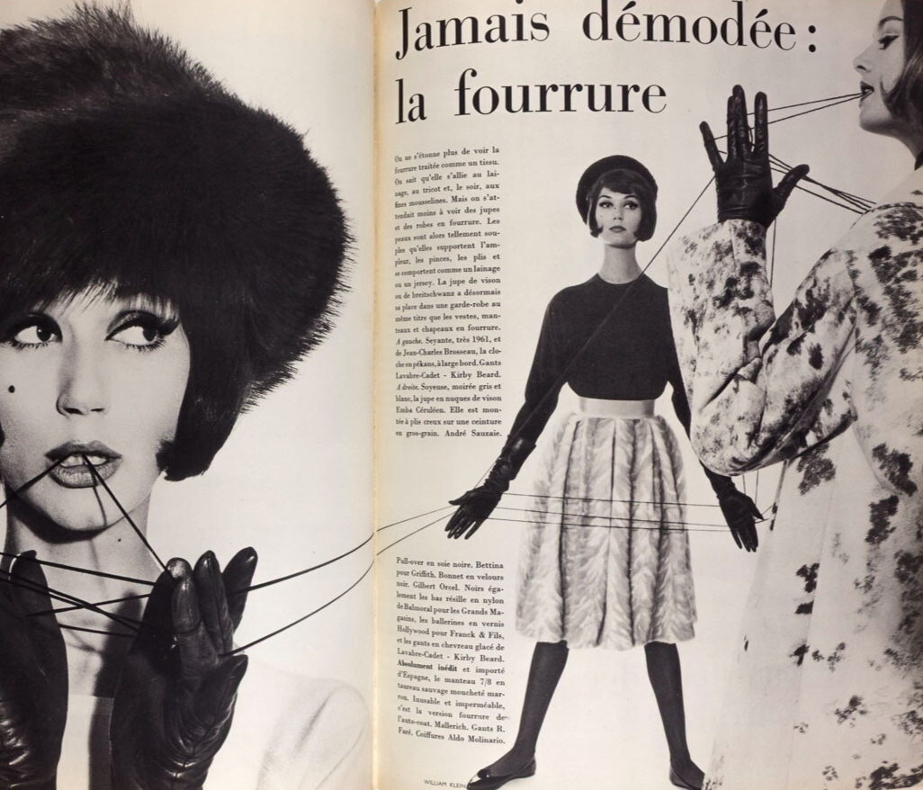 Anna Bjorck JOSPHINE BAKER Gruau PARIS VOGUE Nov 1960 Munich DRAZ Klein PEYNET