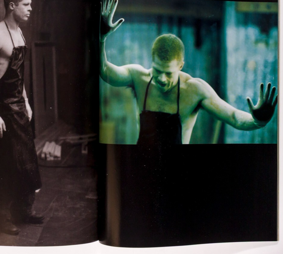 Brad Pitt STEVEN KLEIN James Spader L'UOMO VOGUE May 2004 Kevin Bacon BLONDE 351