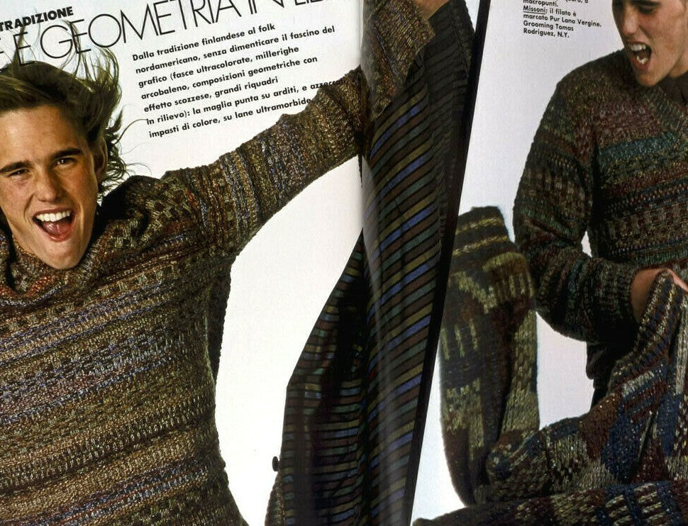 GENE HACKMAN Brian Eno MATT DILLON L’Uomo Vogue 1980 September BRUCE WEBER Pitti